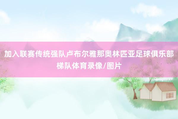 加入联赛传统强队卢布尔雅那奥林匹亚足球俱乐部梯队体育录像/图片