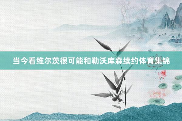 当今看维尔茨很可能和勒沃库森续约体育集锦