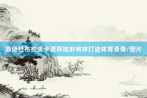靠近杜布拉夫卡遴荐挑射将球打进体育录像/图片