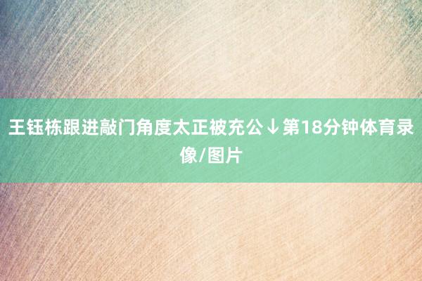 王钰栋跟进敲门角度太正被充公↓第18分钟体育录像/图片