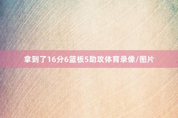 拿到了16分6篮板5助攻体育录像/图片