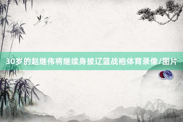 30岁的赵继伟将继续身披辽篮战袍体育录像/图片