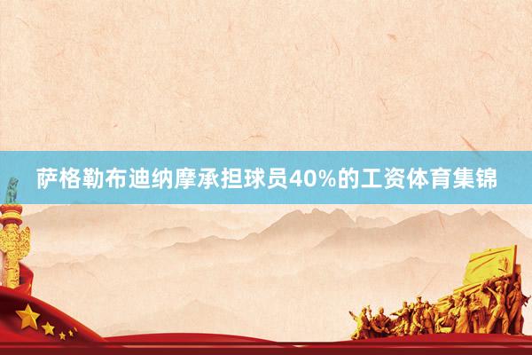 萨格勒布迪纳摩承担球员40%的工资体育集锦