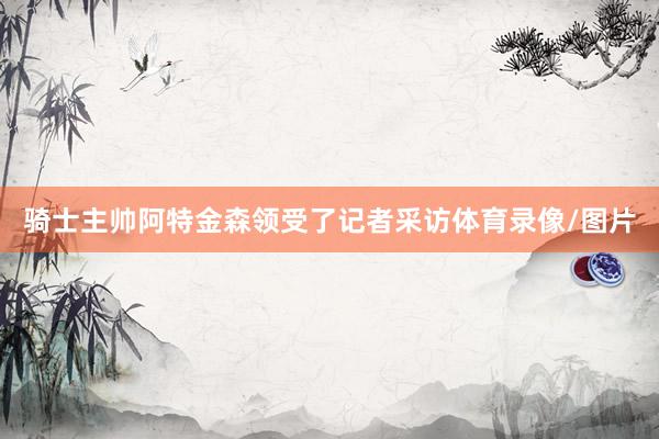 骑士主帅阿特金森领受了记者采访体育录像/图片